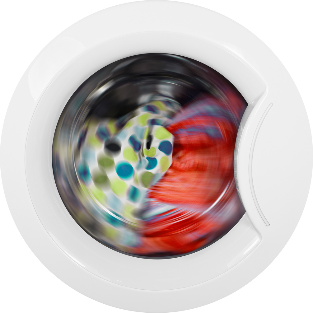 Cutout Washing Machine Door